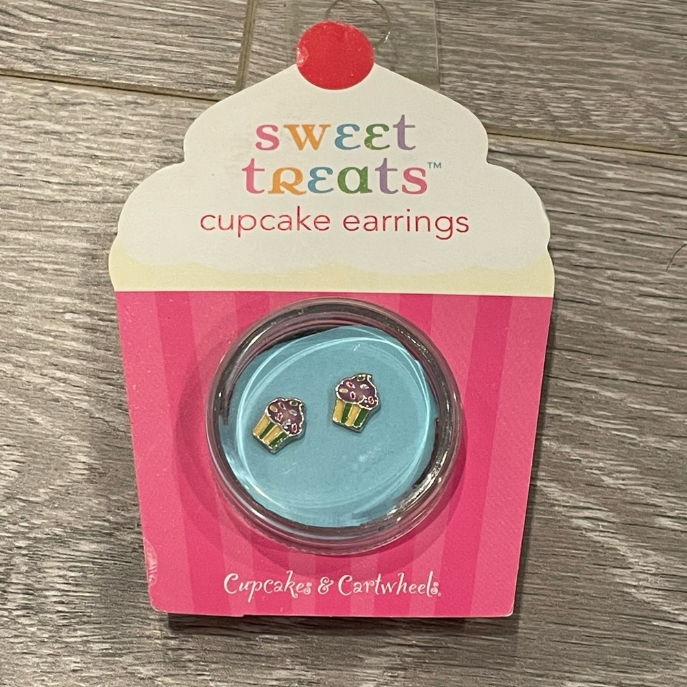Cupcake earrings